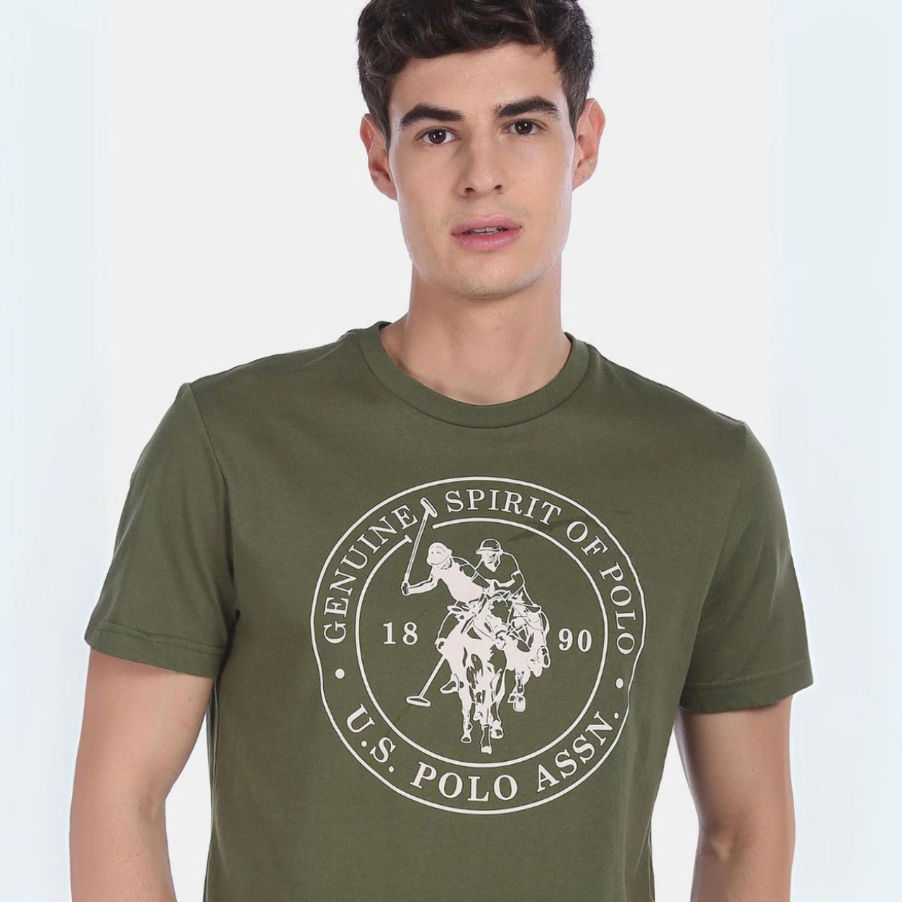 U.S. Polo Assn. | T-Shirts | XL | Pack of 1 | Olive
