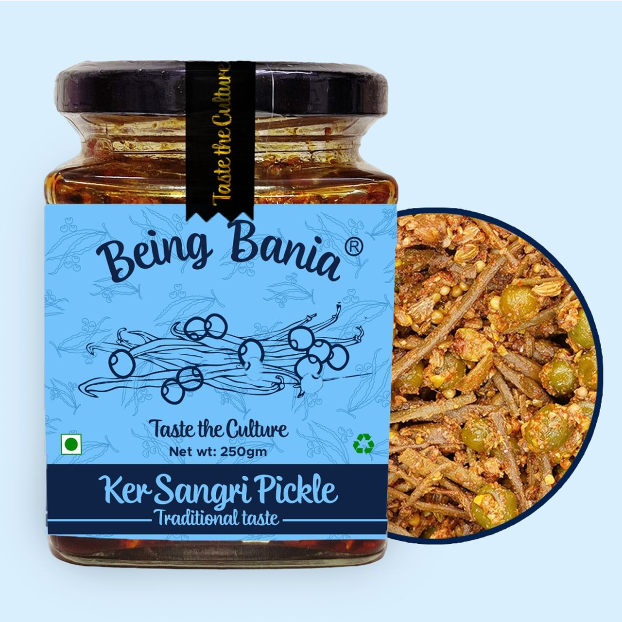 Being Bania Ker Sangri Pickle | Rajasthani Panchkutta Achar