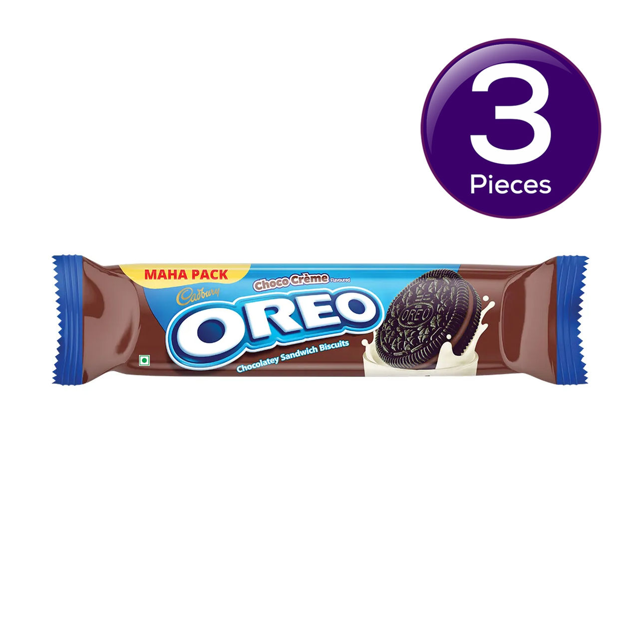 Cadbury Oreo Chocolate Flavour Crème Sandwich Biscuit 125.25 g Combo