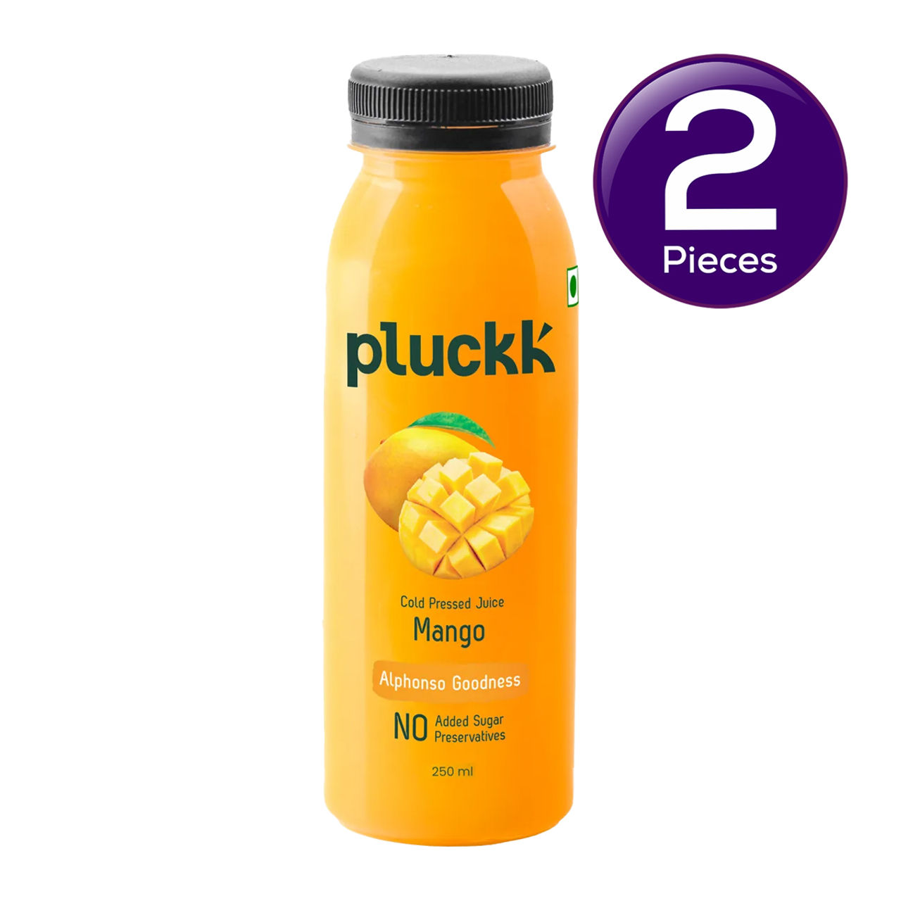 Pluckk Fresh Mango Fruit Juice 250 ml X 2 Combo