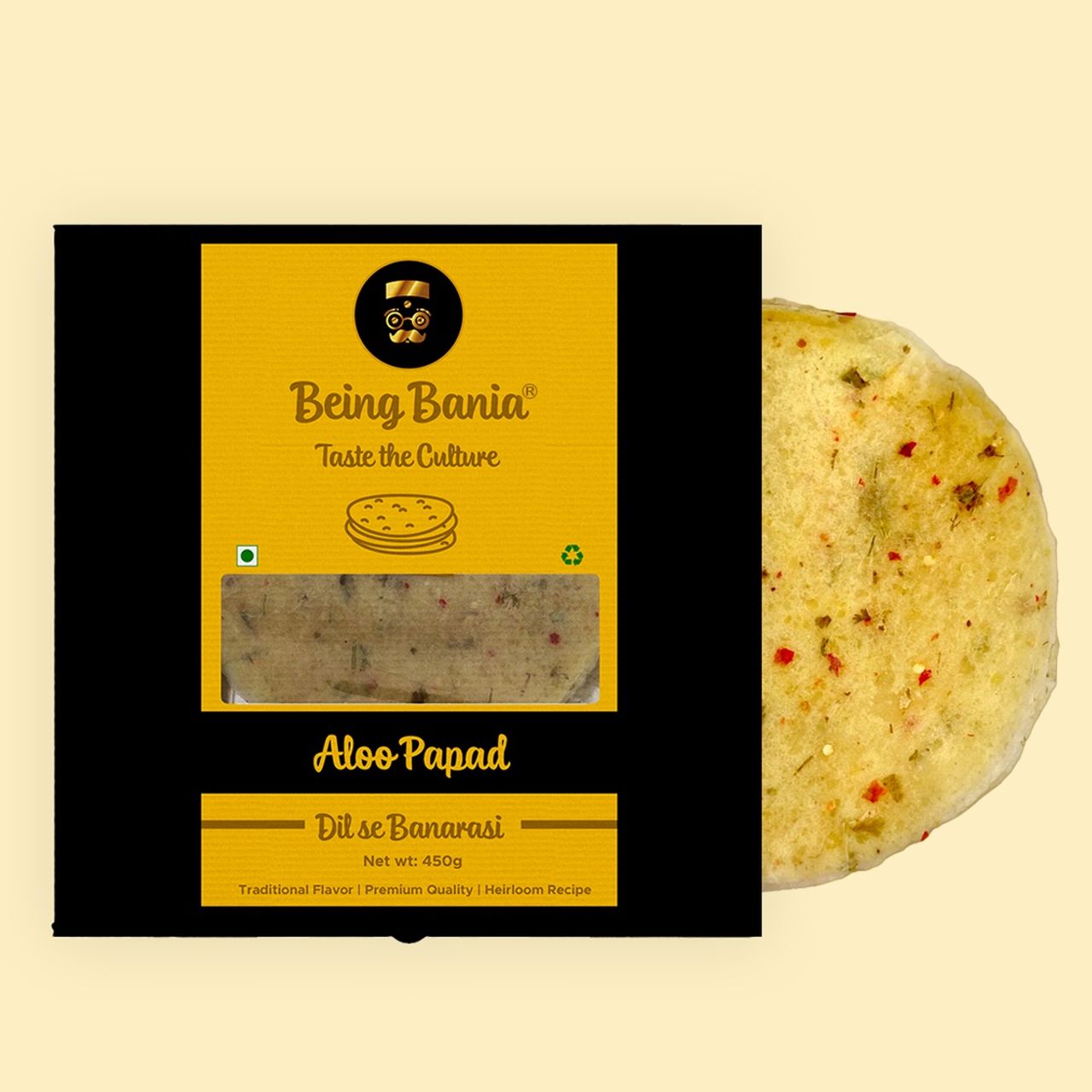 Being Bania Banarasi Aloo Papad | Handmade and sundried