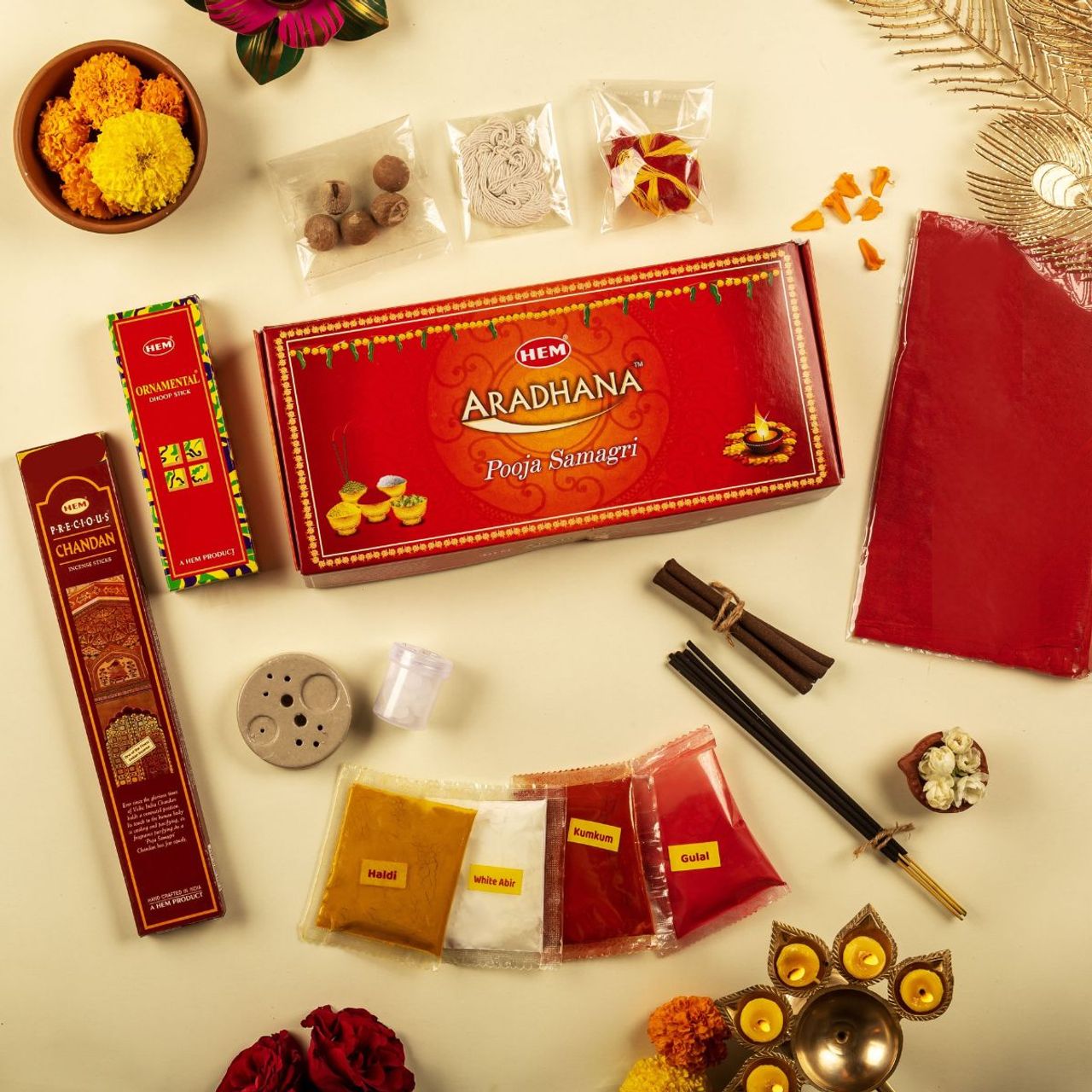 Hem Aradhana Puja Samagri Pack