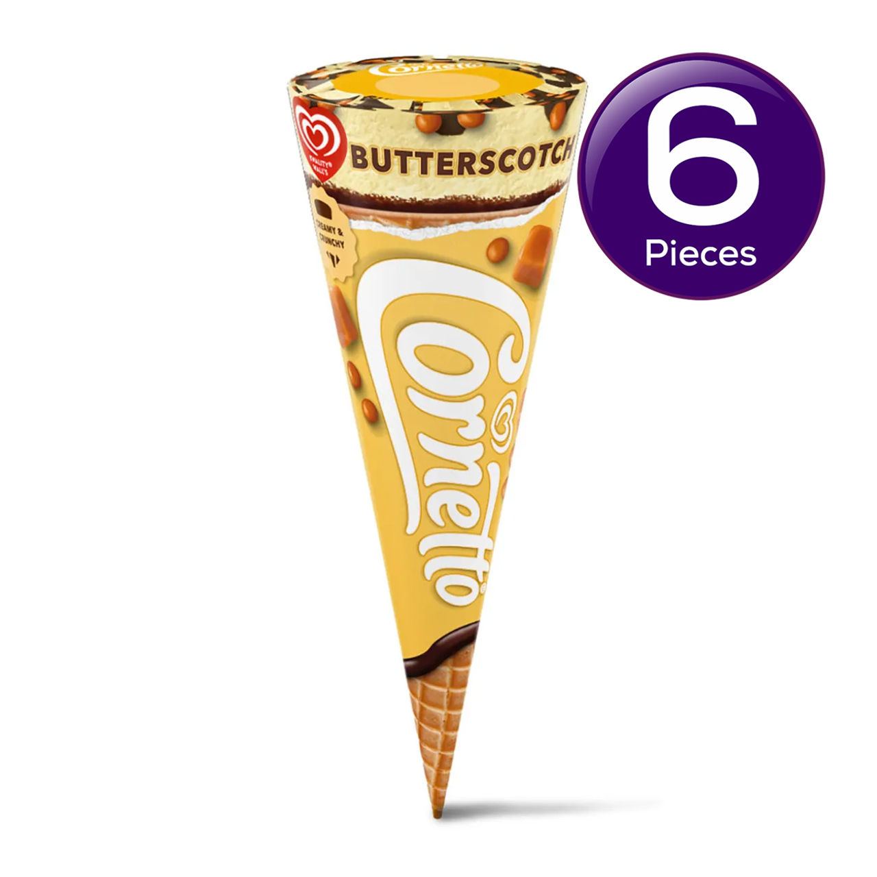 Kwality Wall's Cornetto Butterscotch 105 ml Combo
