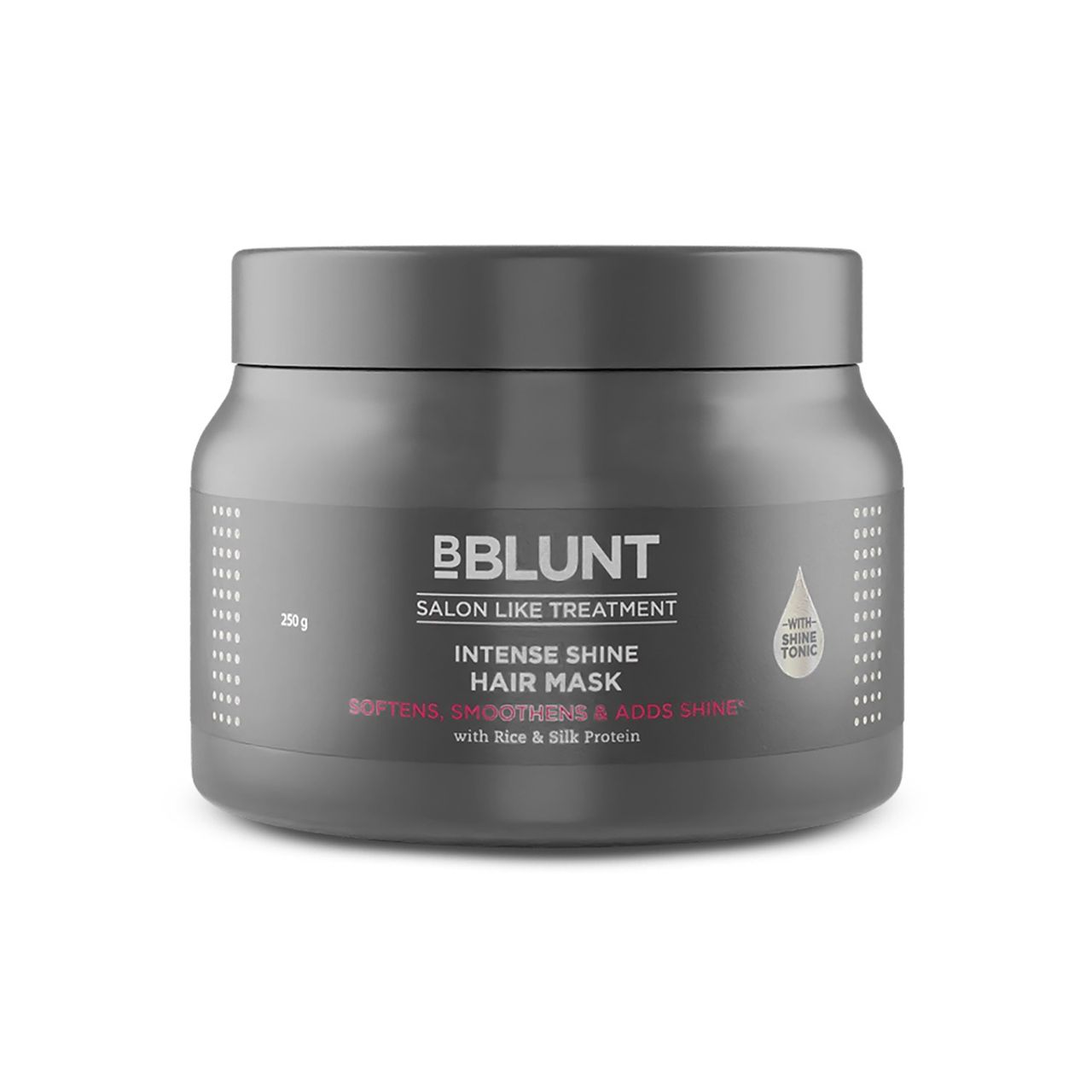 Bblunt Intense Shine Hair Mask With Rice & Silk Protein For Softer SmoOTHER & Shinier Hair