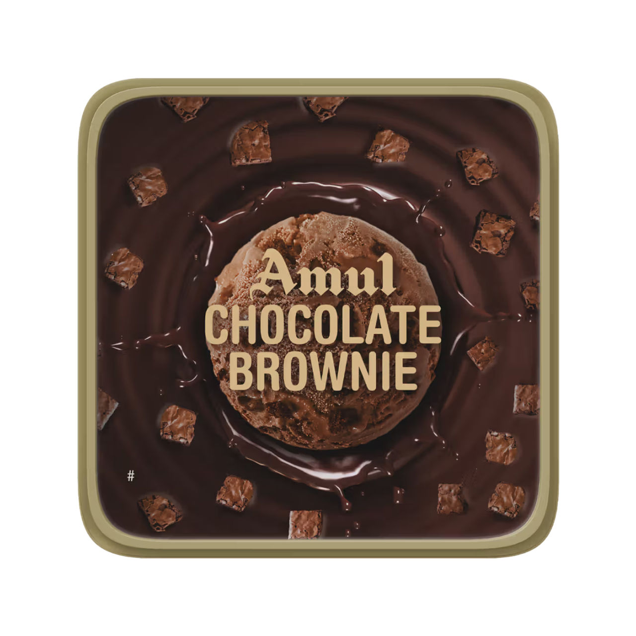 Amul Chocolate Brownie Ice Cream Tub