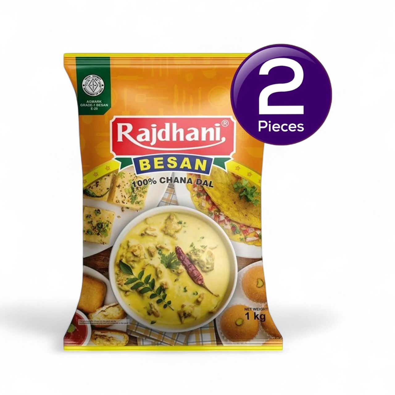 Rajdhani Besan Gram Flour 1 kg Combo