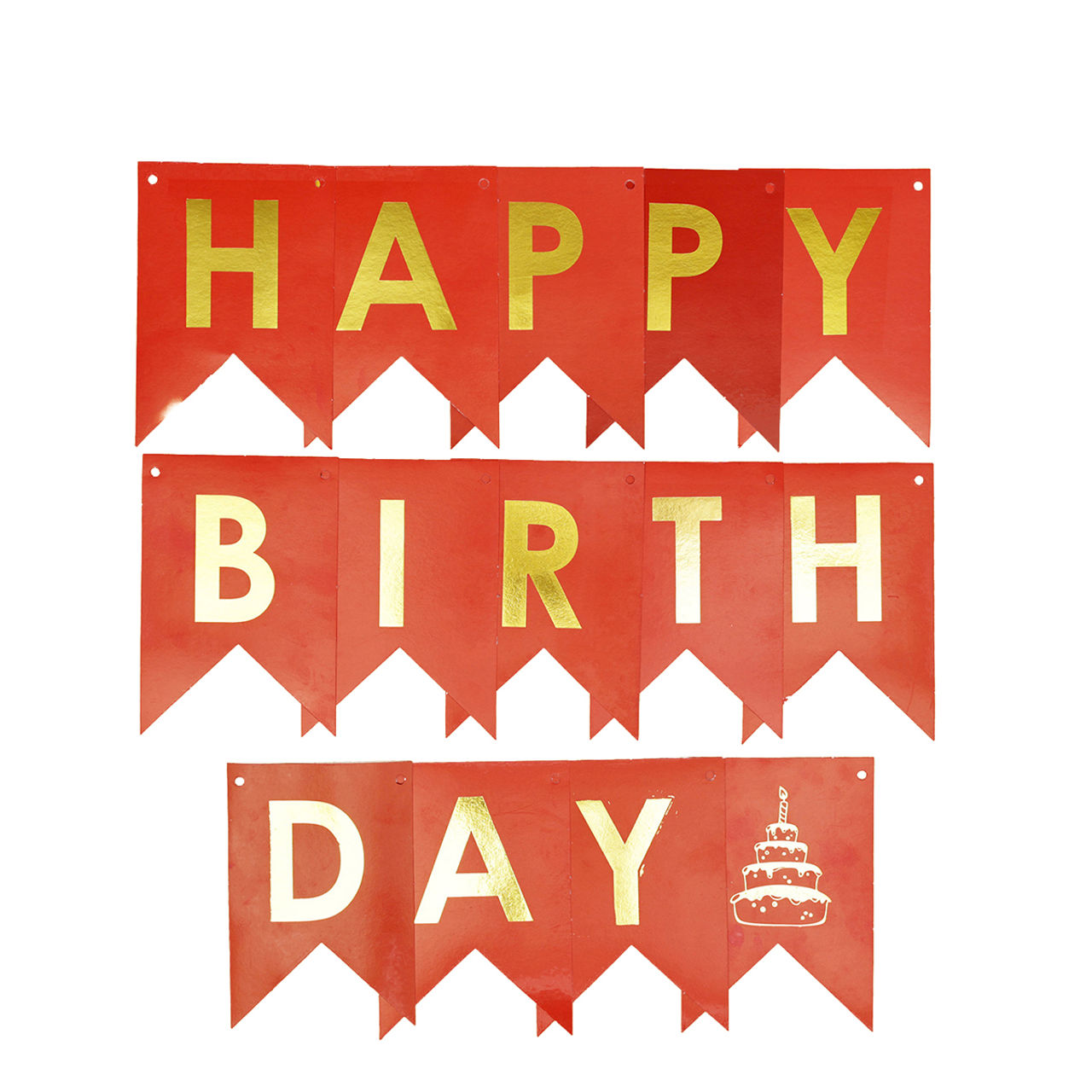 Propcon Happy Birthday Foil Banner