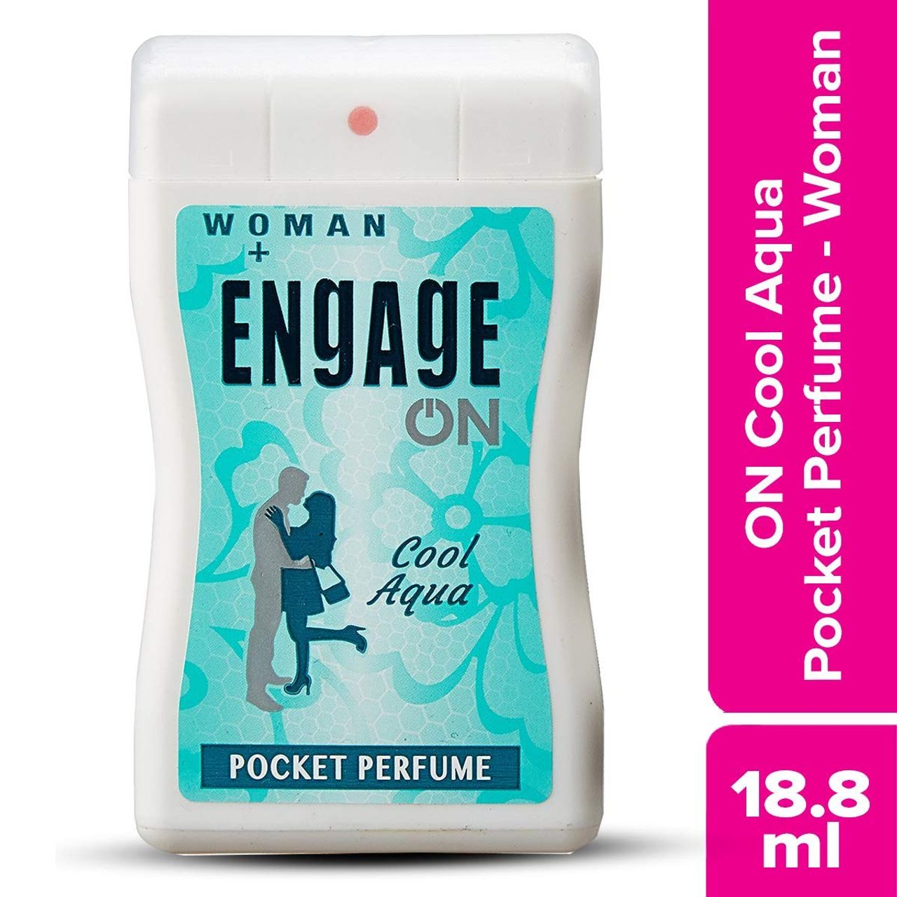 Engage ON Cool Aqua Pocket Perfume For Women, Floral & Lavender Fragrance