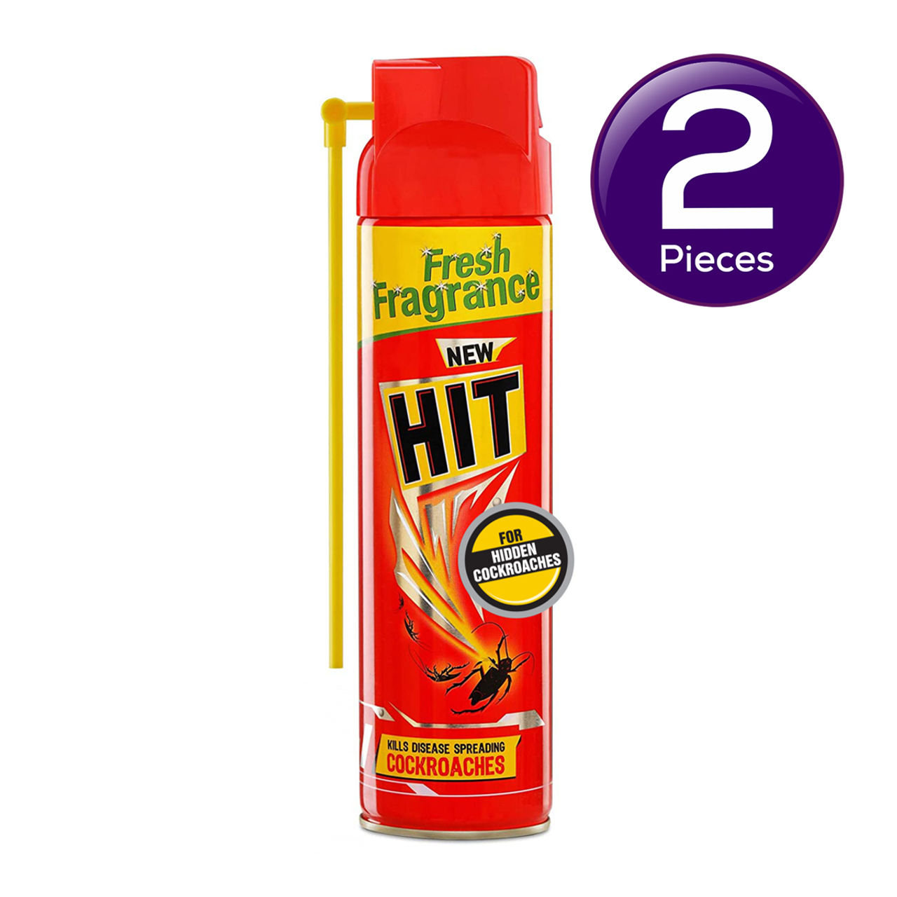 Hit Crawling Cockroach Killer Spray with Deep-Reach Nozzle Combo