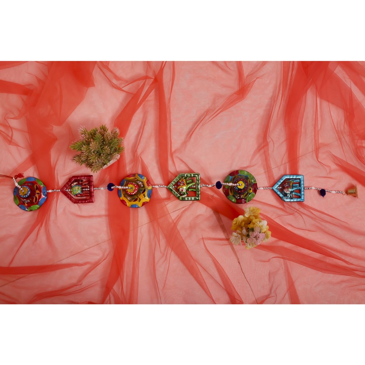 Divine Vibes Elepahnt & Bell Hanging Decoration