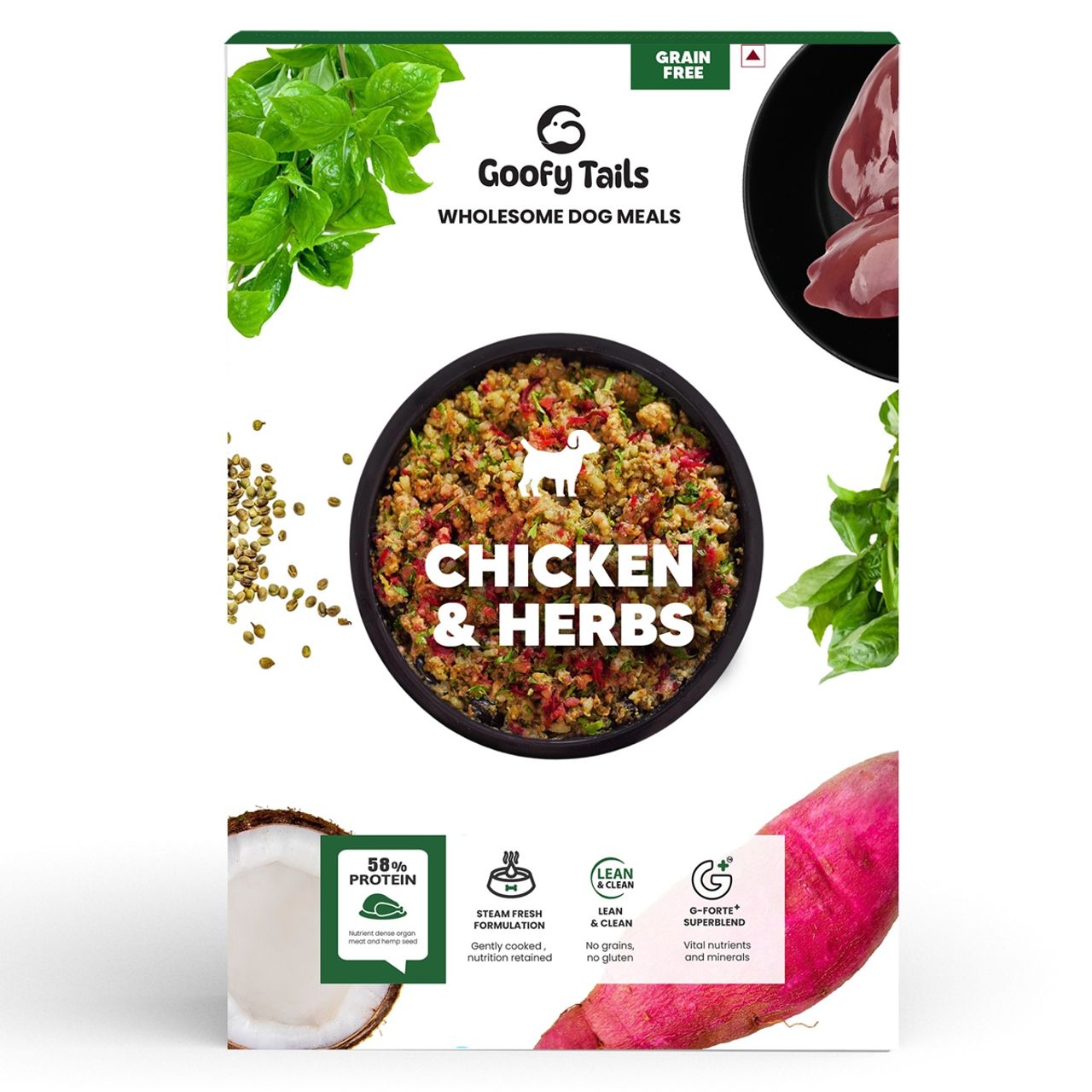 Goofy Tails Chicken And Herbs Gluten And Grain Free Wet Dog FOOD