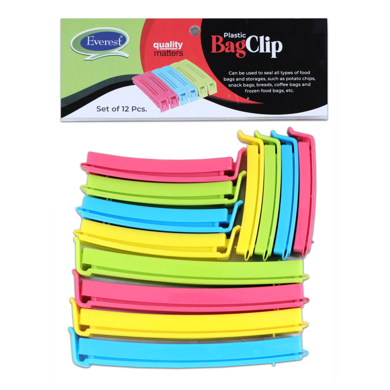 Everest Bag Clip Set Of 12 Pcs
