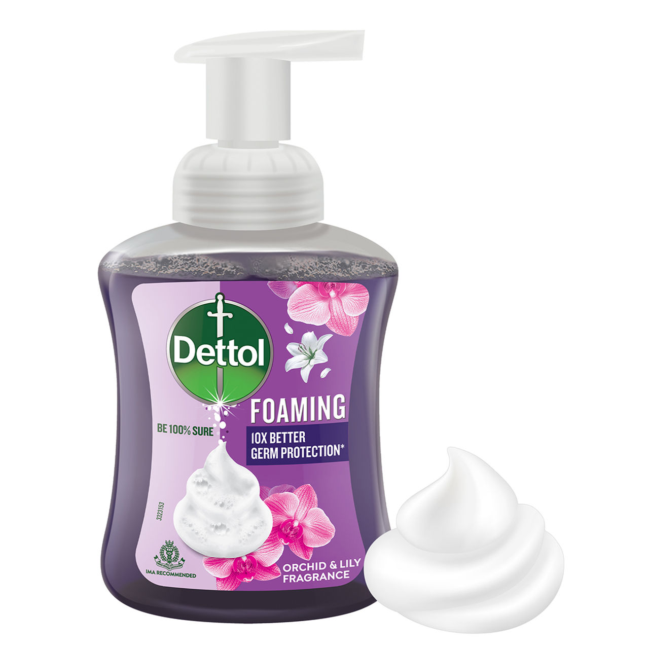 Dettol Orchid and Lily Fragrance Foaming Handwash
