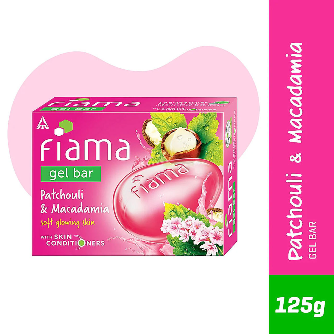 Fiama Gel Bar Patchouli And Macadamia For Soft Glowing Skin With Skin Conditioner