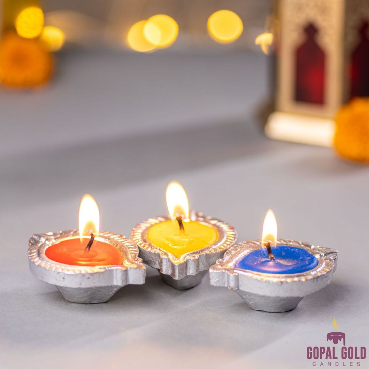Wonder Earthen Diyas Set – Assorted Colors