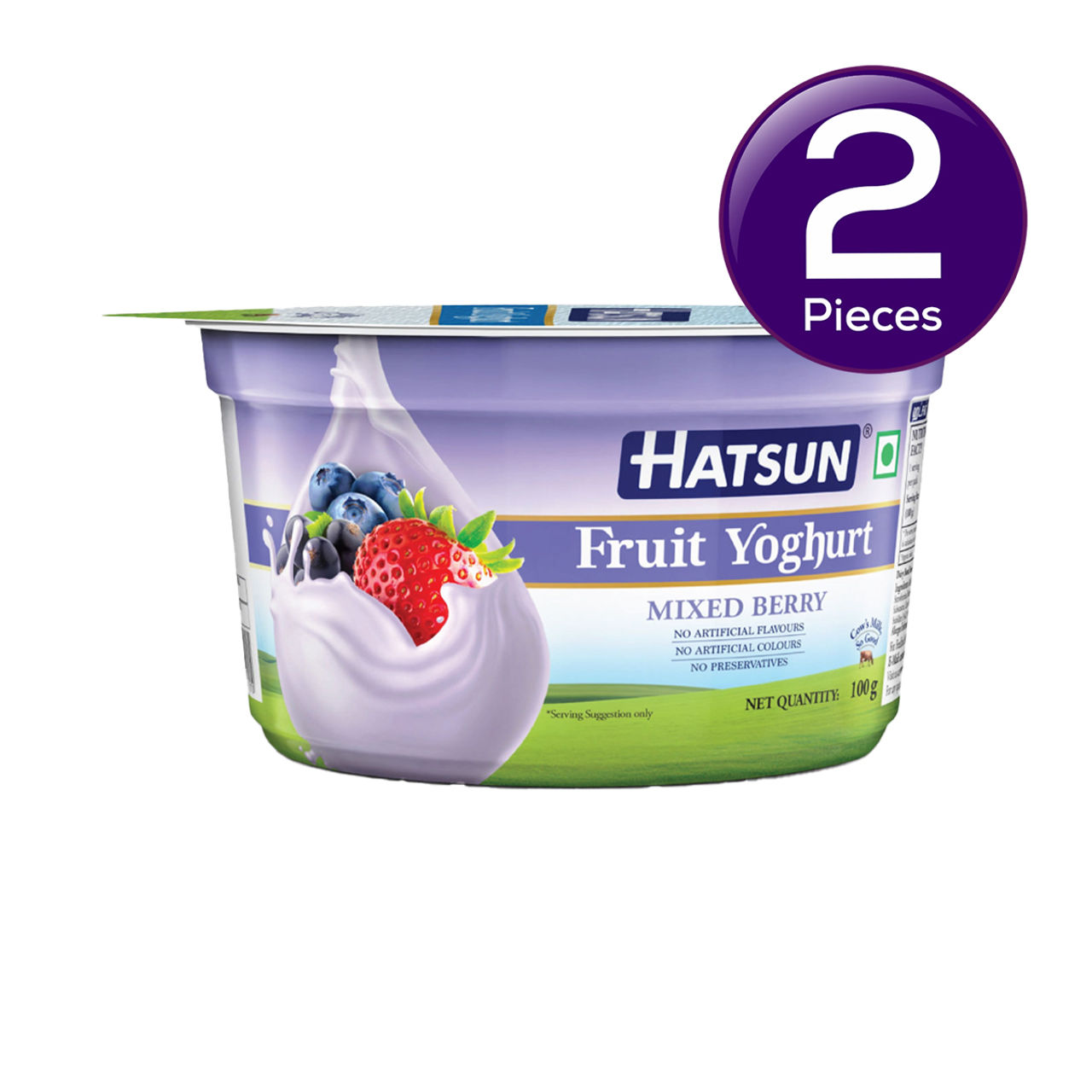 Hatsun Fruit Yoghurt Mixed Berry 100 g X 2 Combo