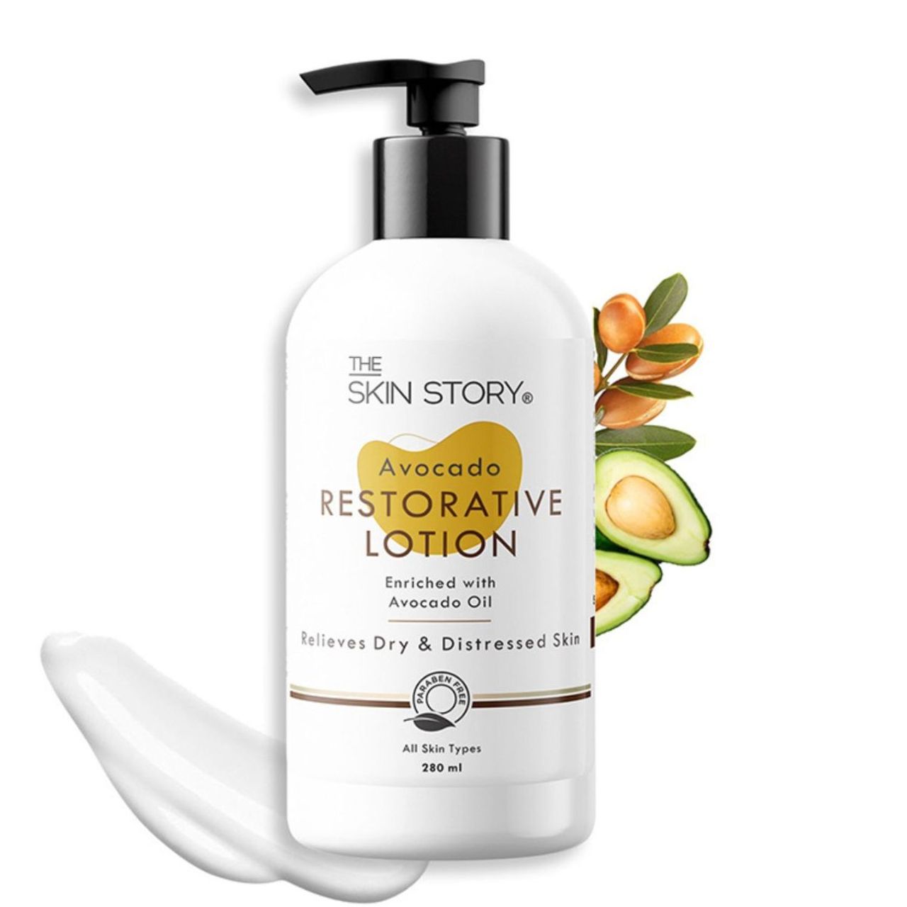 The Skin Story Avocado Body Lotion Deep Moisturization For Soft Supple Bright Skin With Niacinamide