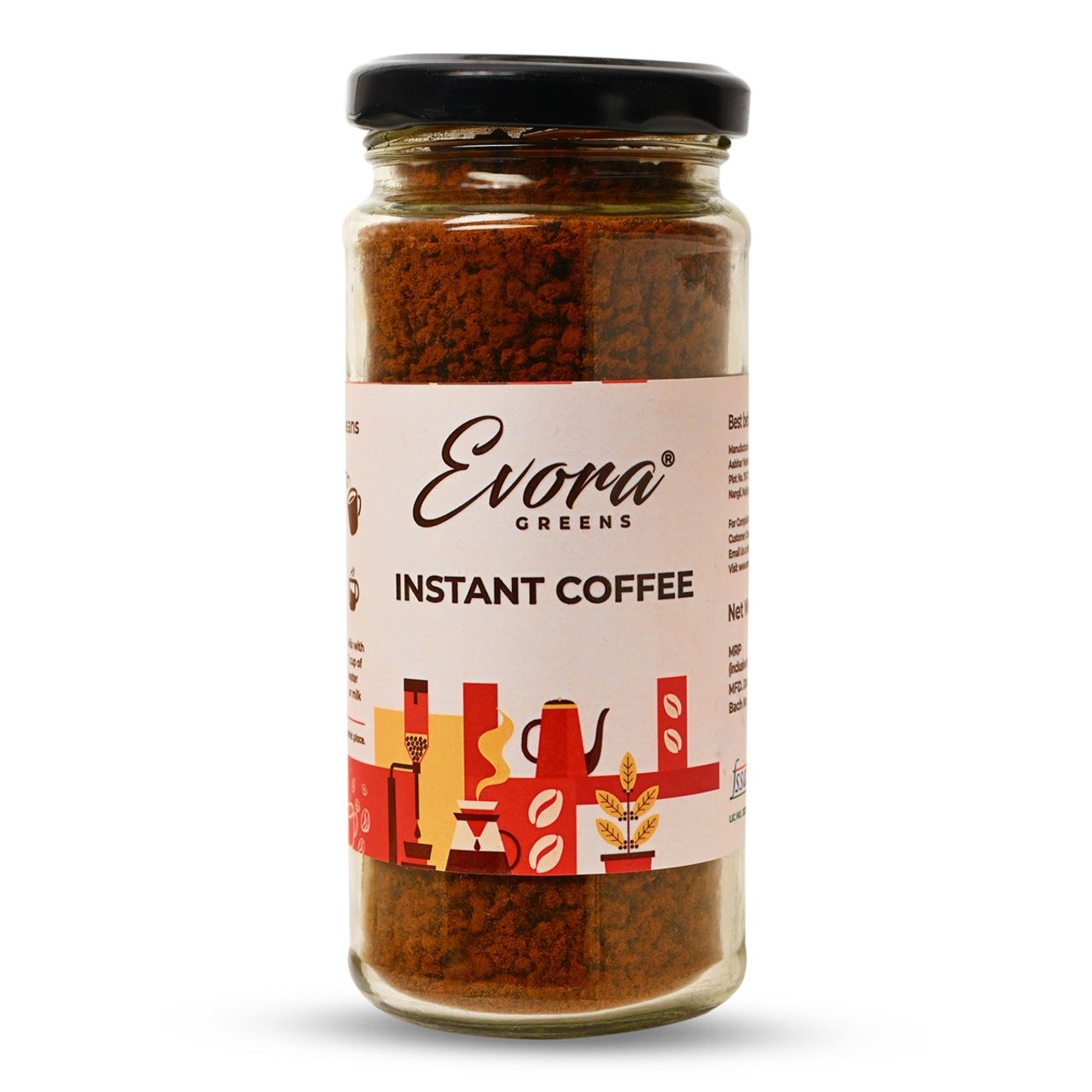Evora Greens Classic Medium Roast Instant Coffee