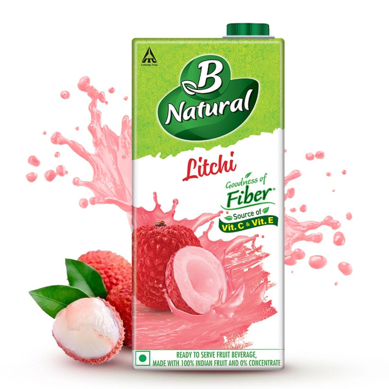 B Natural Litchi Fruit Juice