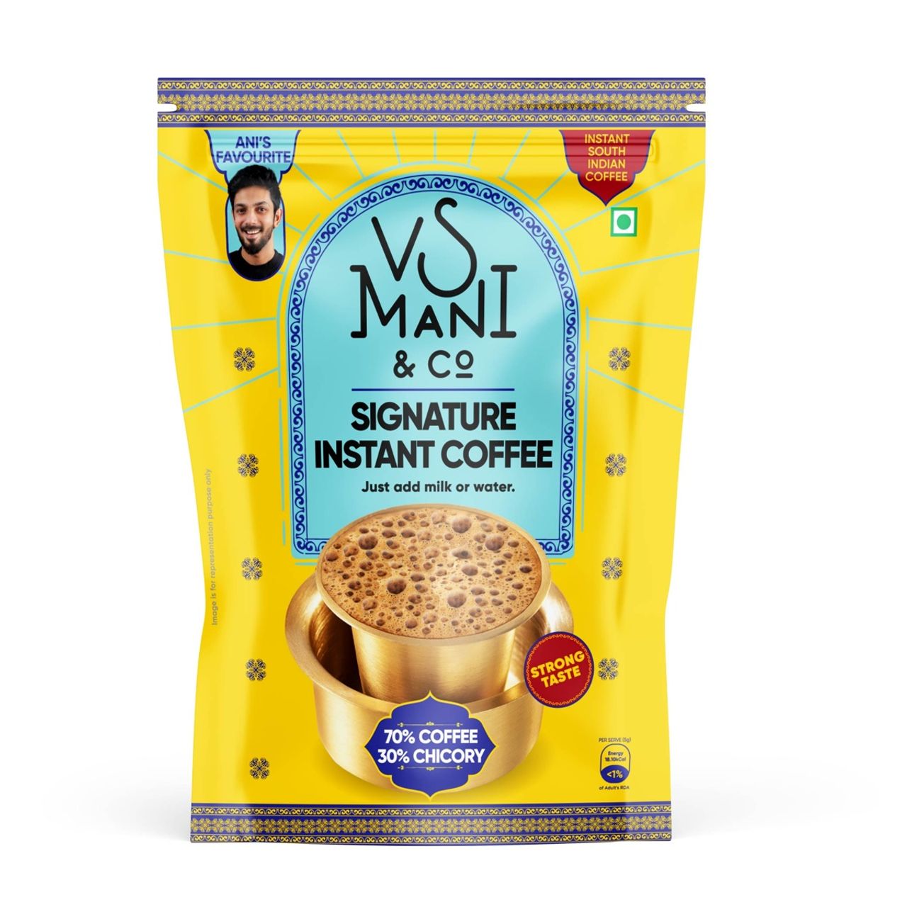 VS Mani & Co. Signature Chicory Medium Roast Instant Coffee