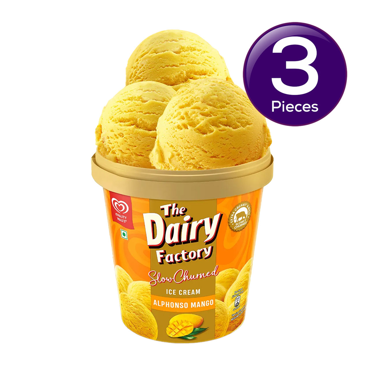 Kwality Wall's Alphonso Mango Tub 700 ml Combo