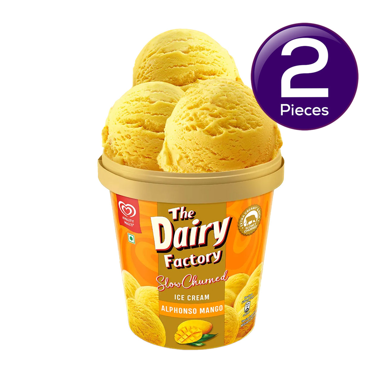 Kwality Wall's Alphonso Mango Tub 700 ml Combo