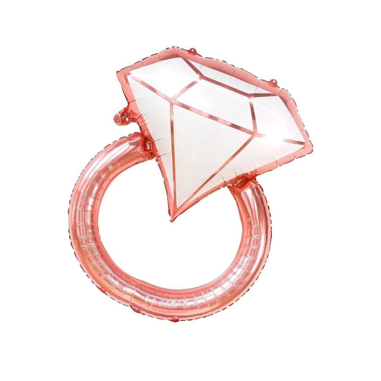 Party Propz Rose Gold Ring Foil Balloon - Pack Of 1