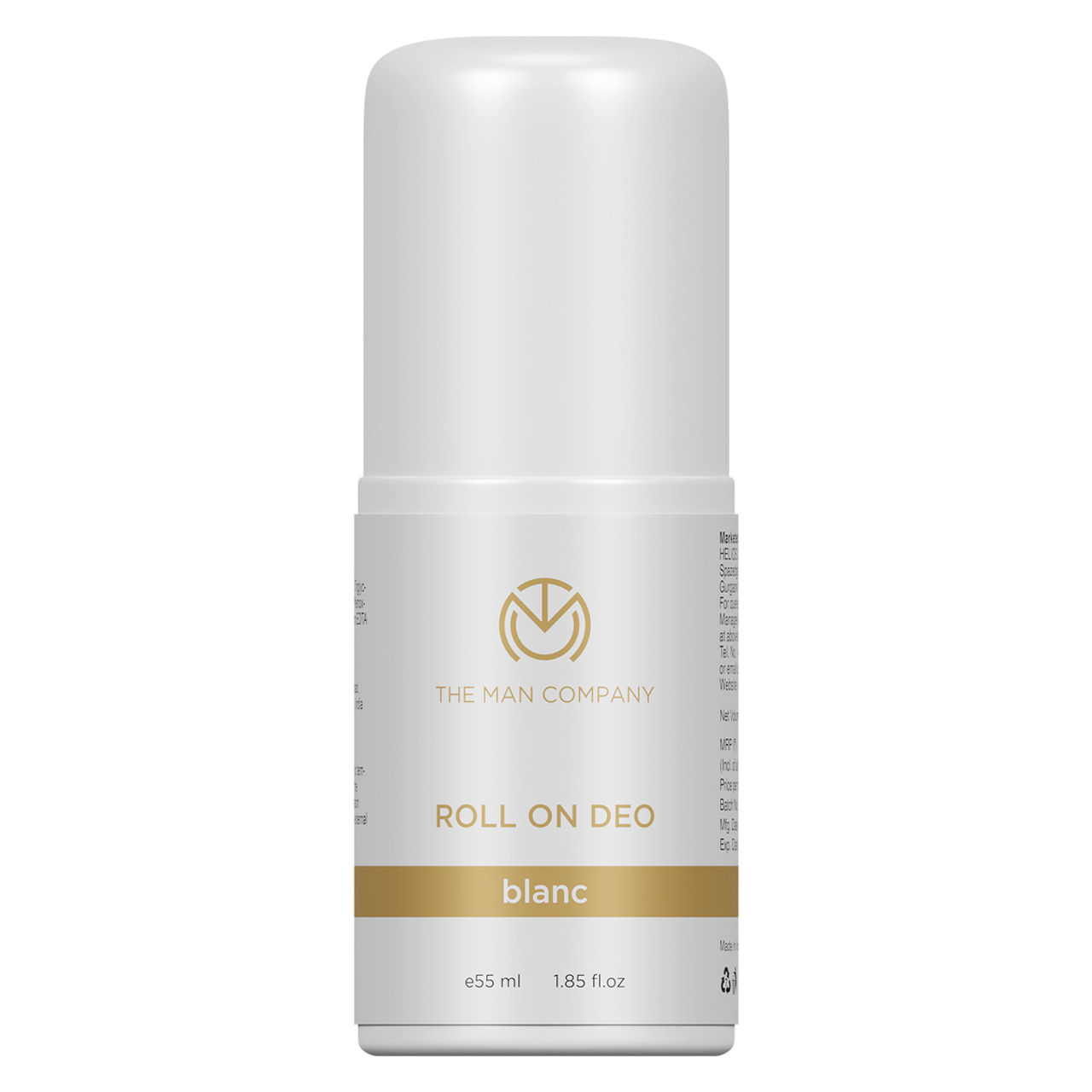 The Man Company Roll On Deo For Men - Blanc | Premium Long Lasting Fragrance