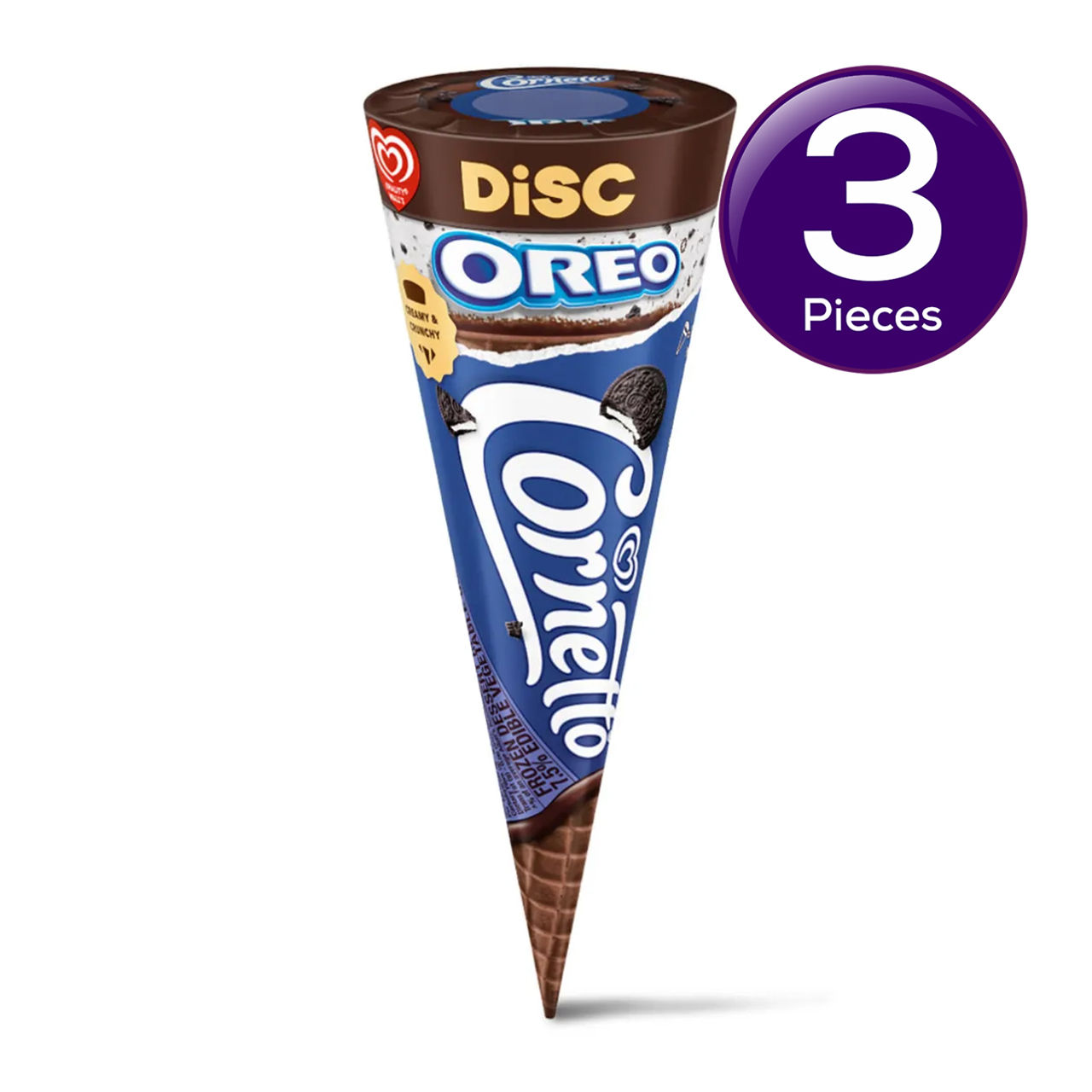 Kwality Wall's Cornetto Oreo 110 ml X 3 Combo