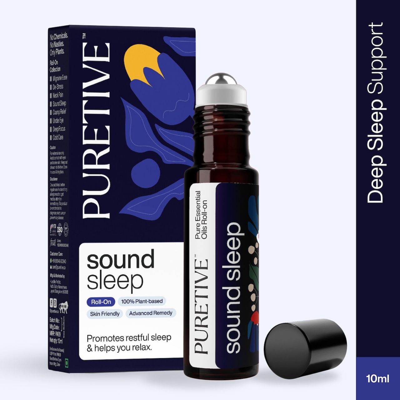 Puretive Sound Sleep Roll On for Deep Sleep and Relaxation