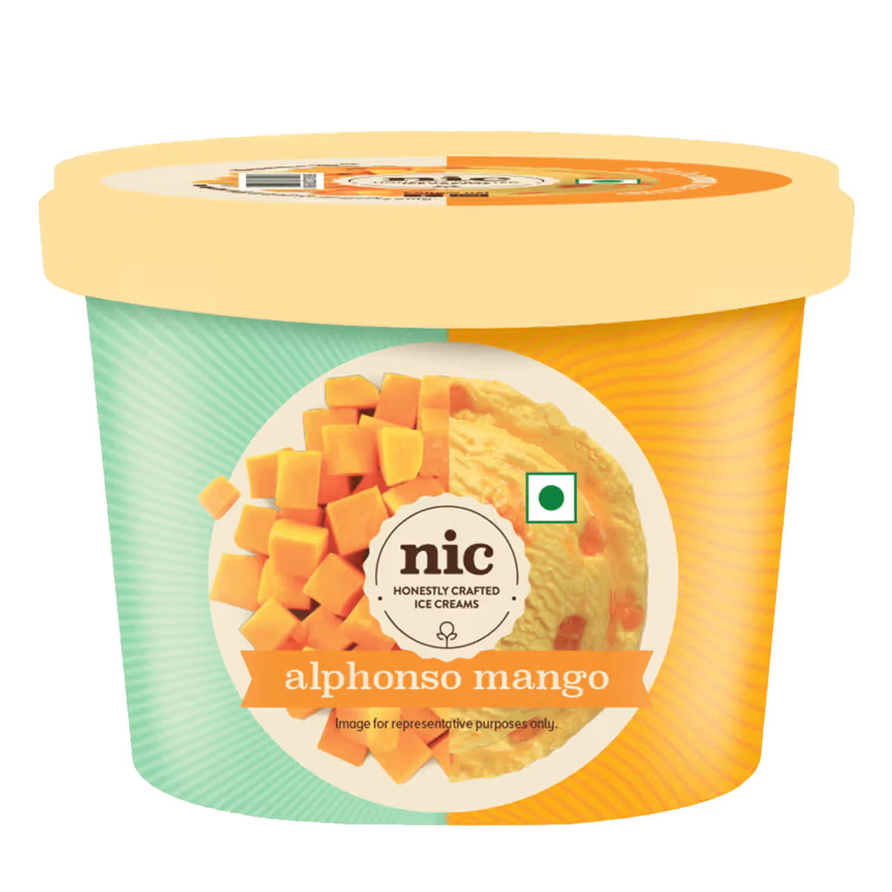 NIC Alphonso Mango Ice Cream Cup