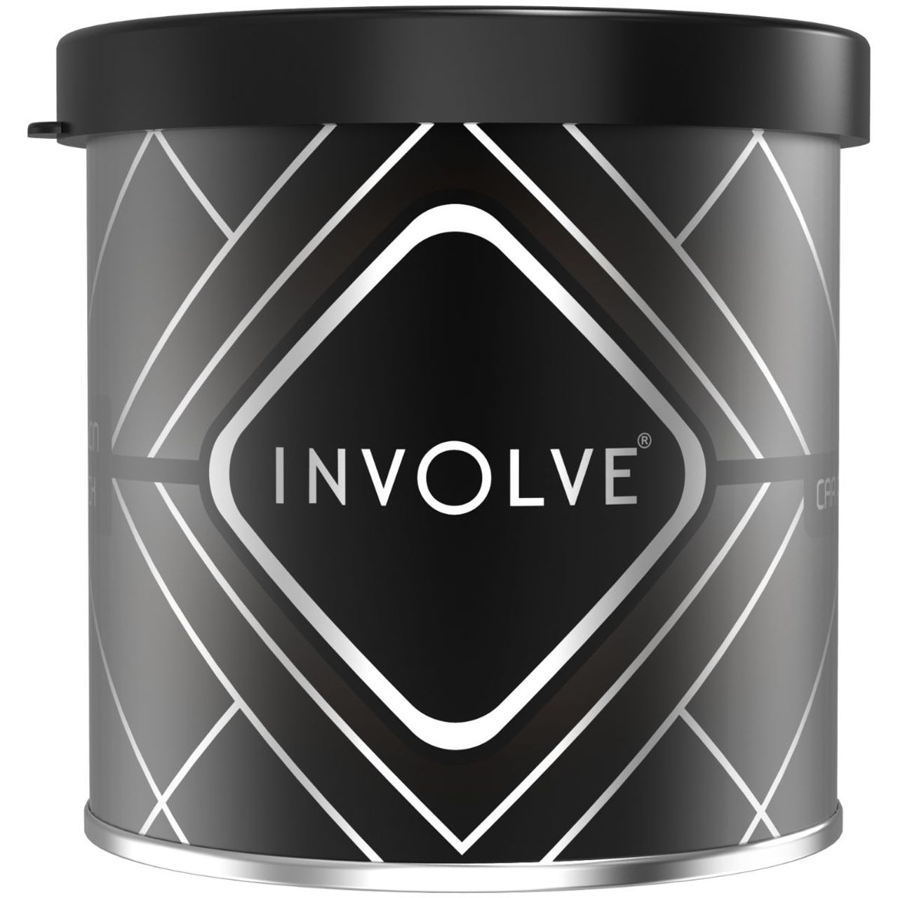 Involve Your Senses Gel Can - Carbon Black Premium Gel Car Perfume - Itg01