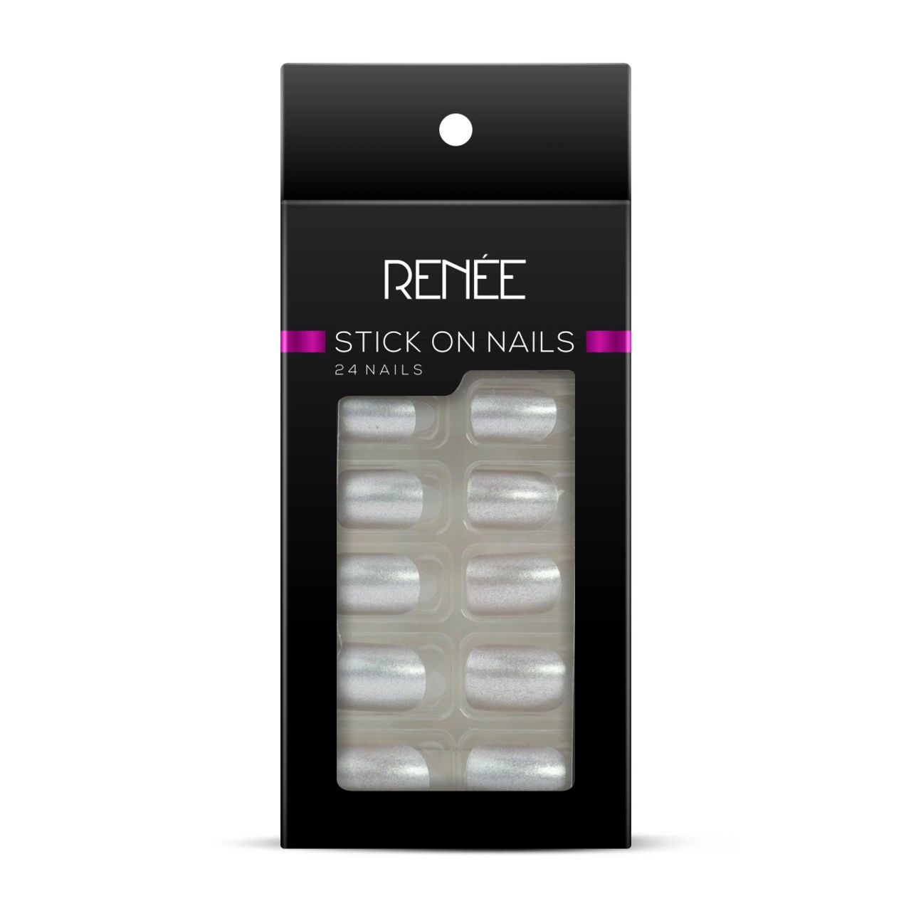 Renee Stick On Nails Mn 01| 24 Reusable Artificial Fake Nail Set