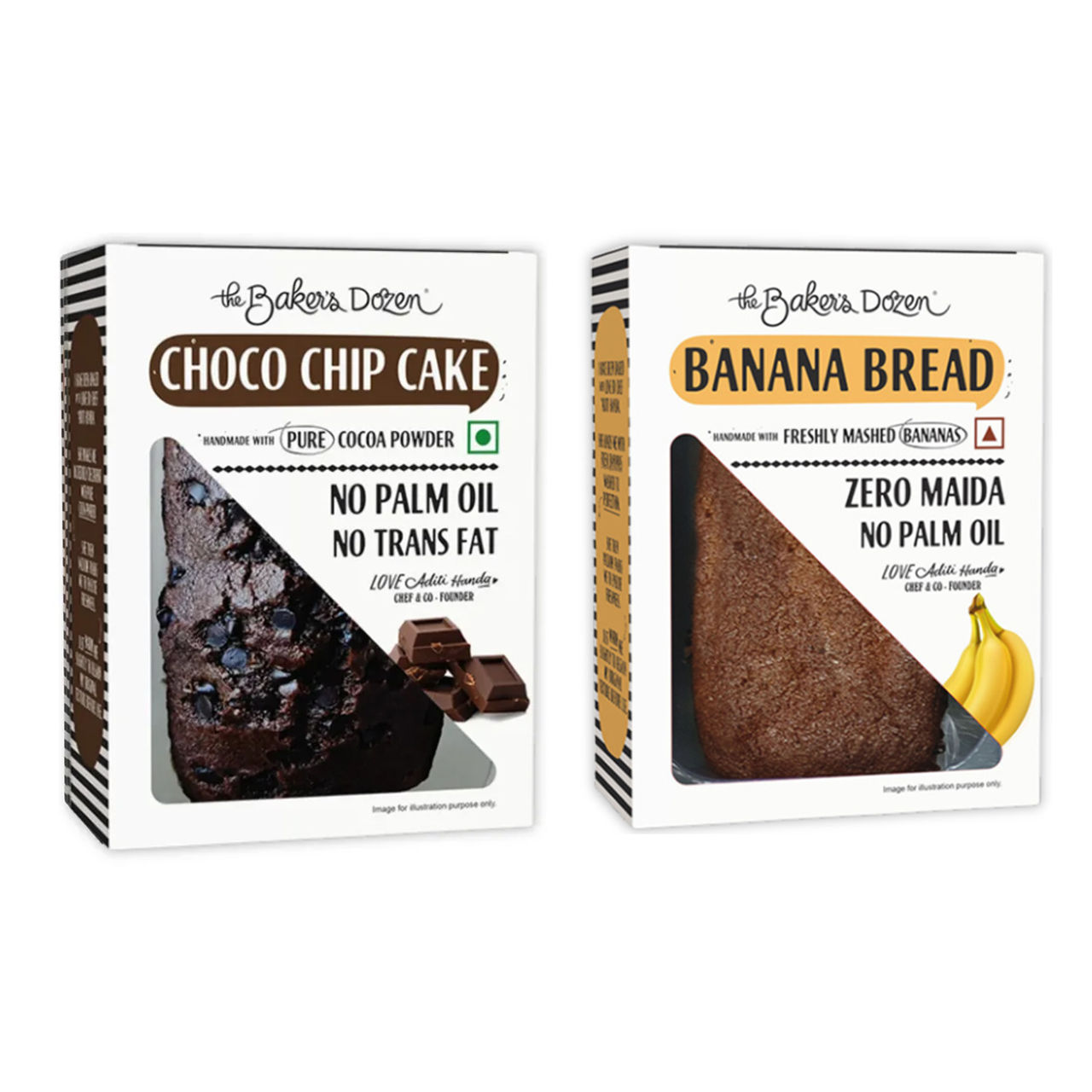 Banana Bread 150G(150gms) & Choco Chip Cake(150gms) Combo