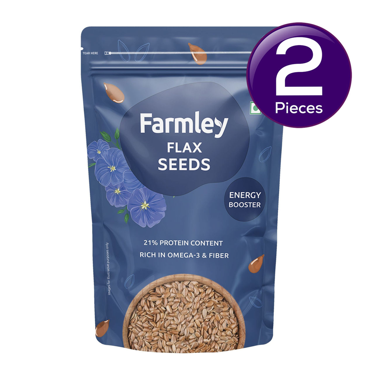 Farmley Premium Flax Seeds Combo