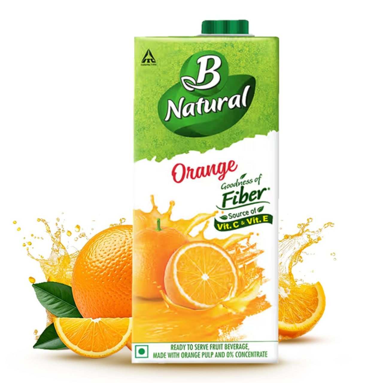 B Natual Orange Juice Tetrapack 1 l Combo