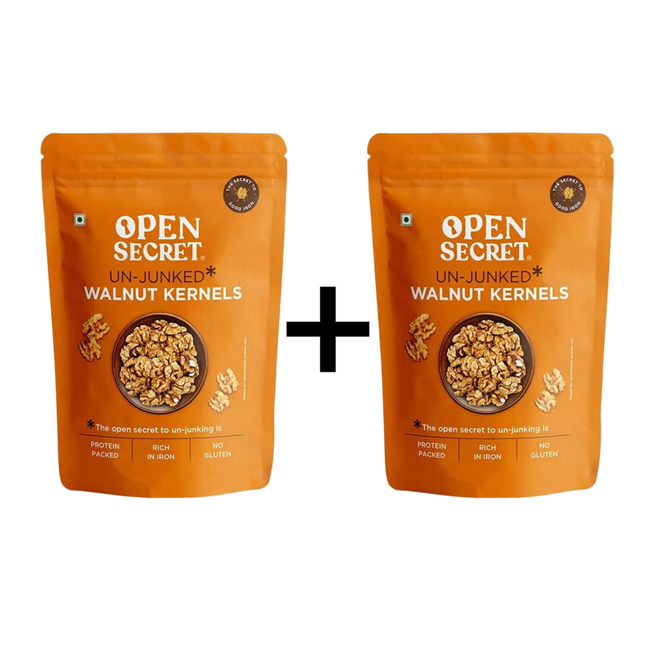 Open Secret Premium Walnut Kernels (Akhrot) 500 g X 2 Combo
