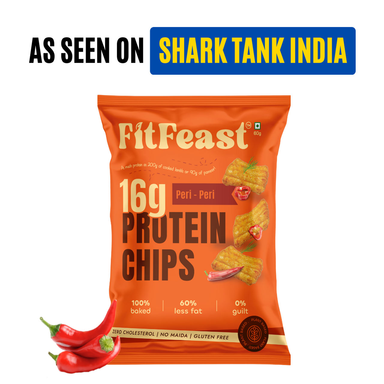 Fitfeast Protein Chips Peri Peri