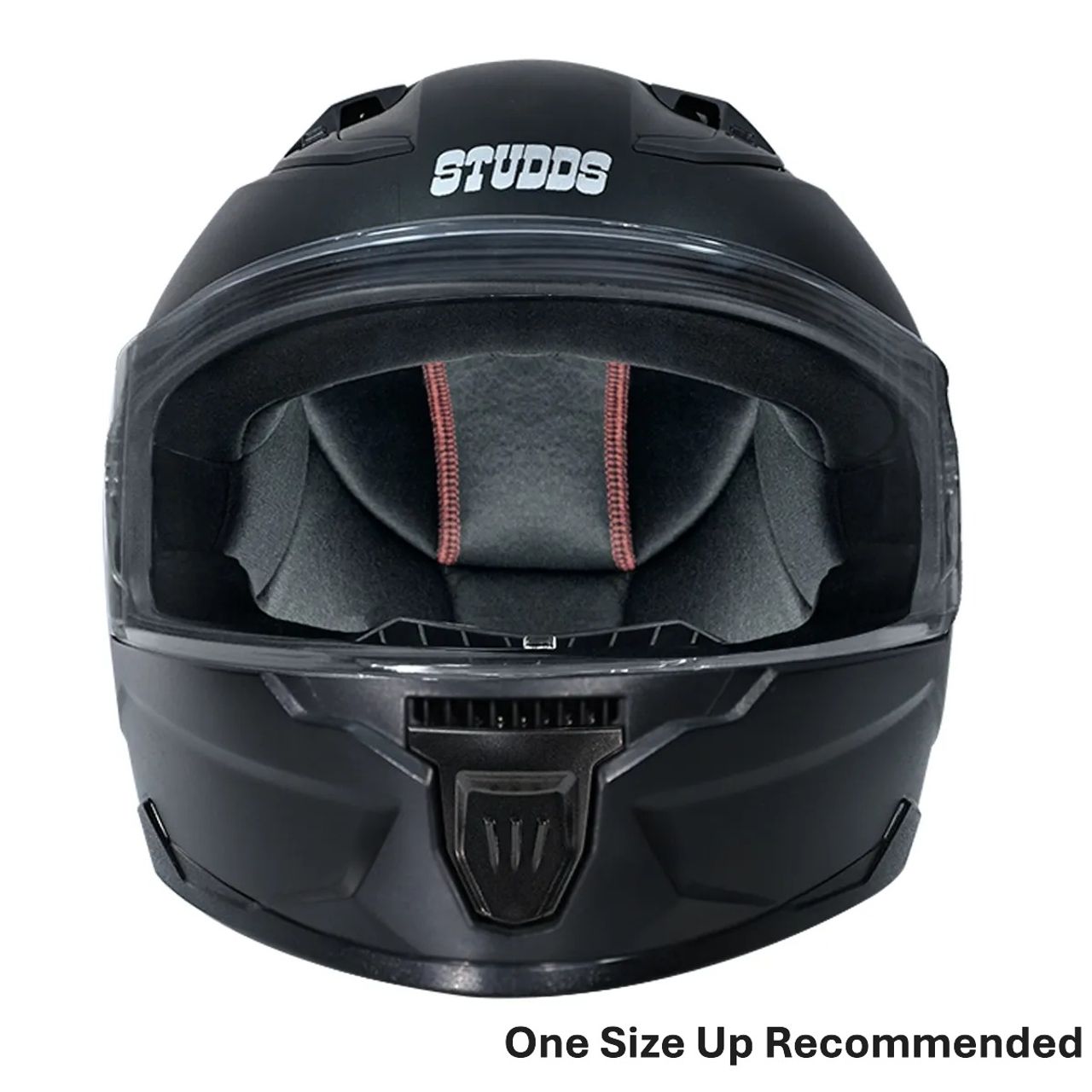 Studds Raider Street Isi Certified Full Face Helmet For Men With Clear Visor (Black - M)