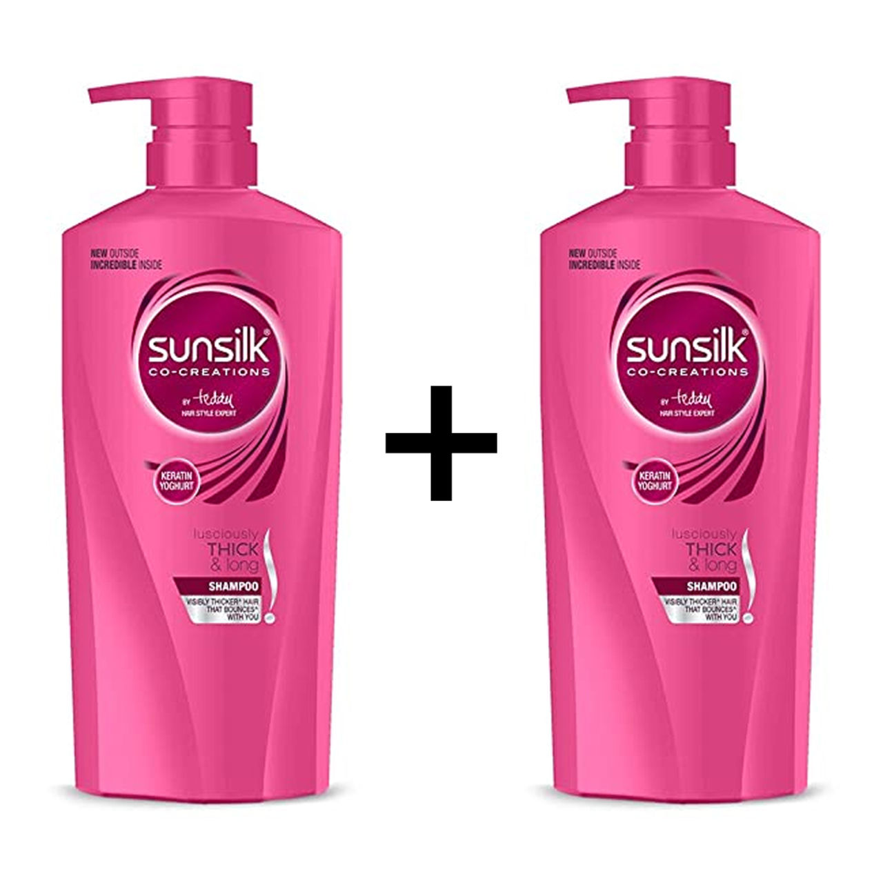Sunsilk Lusciously Thick & Long Shampoo 650 ml X 2 Combo