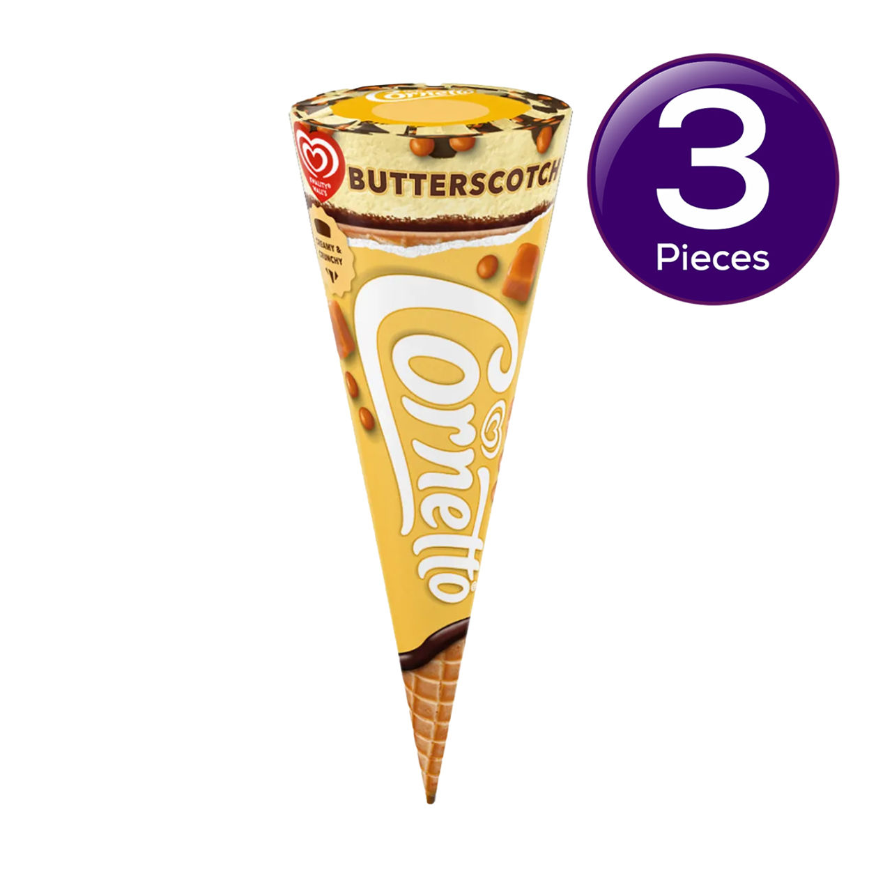 Kwality Wall's Cornetto Butterscotch 105 ml Combo