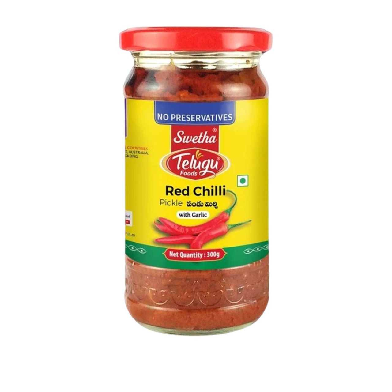 Swetha Telugu Foods Red Chilli Pickle