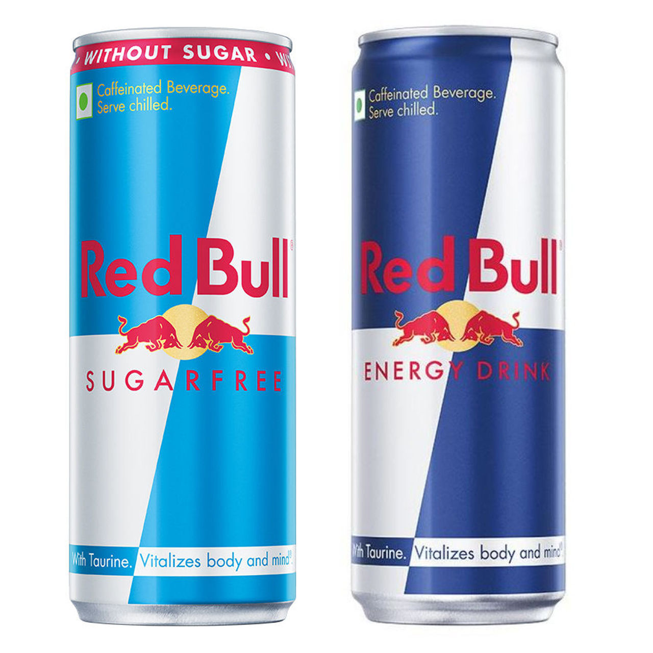Red Bull Energy Drink (350ml) & Red Bull Energy Drink - Sugar Free (250ml) Combo