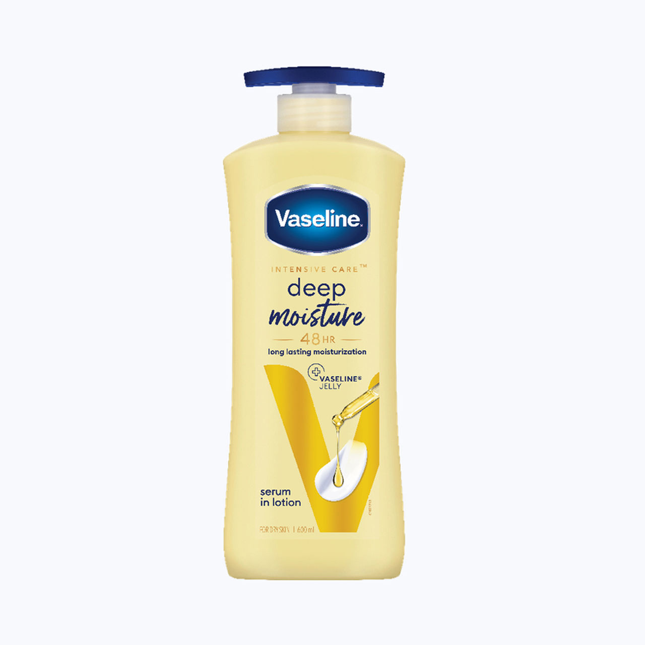 Vaseline Deep Moisture Body Lotion | For Dry Skin | Moisturised Glowing Skin | With Pro Ceramides