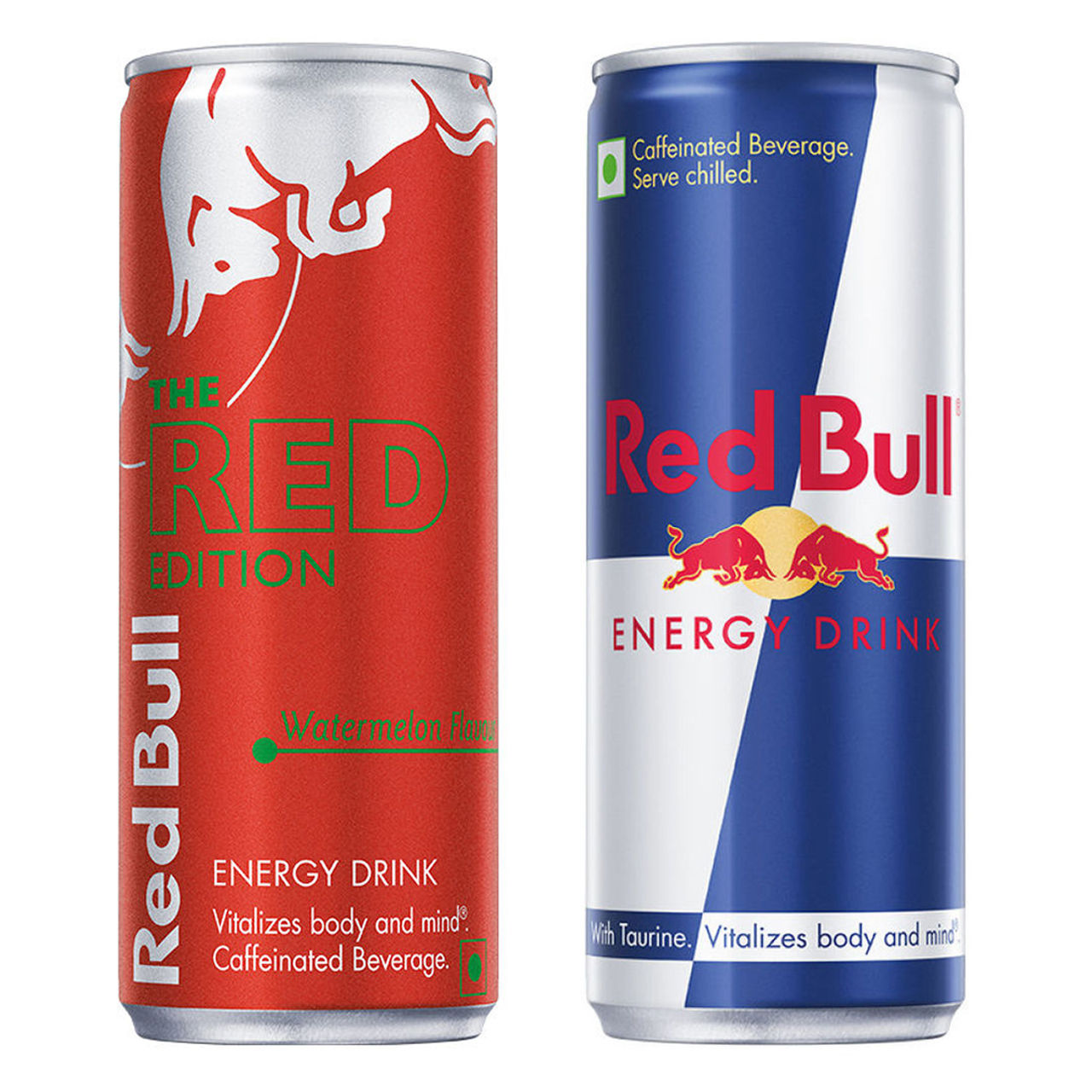 Red Bull Energy Drink (250ml) & Red Bull Watermelon Energy Drink (250ml) Combo