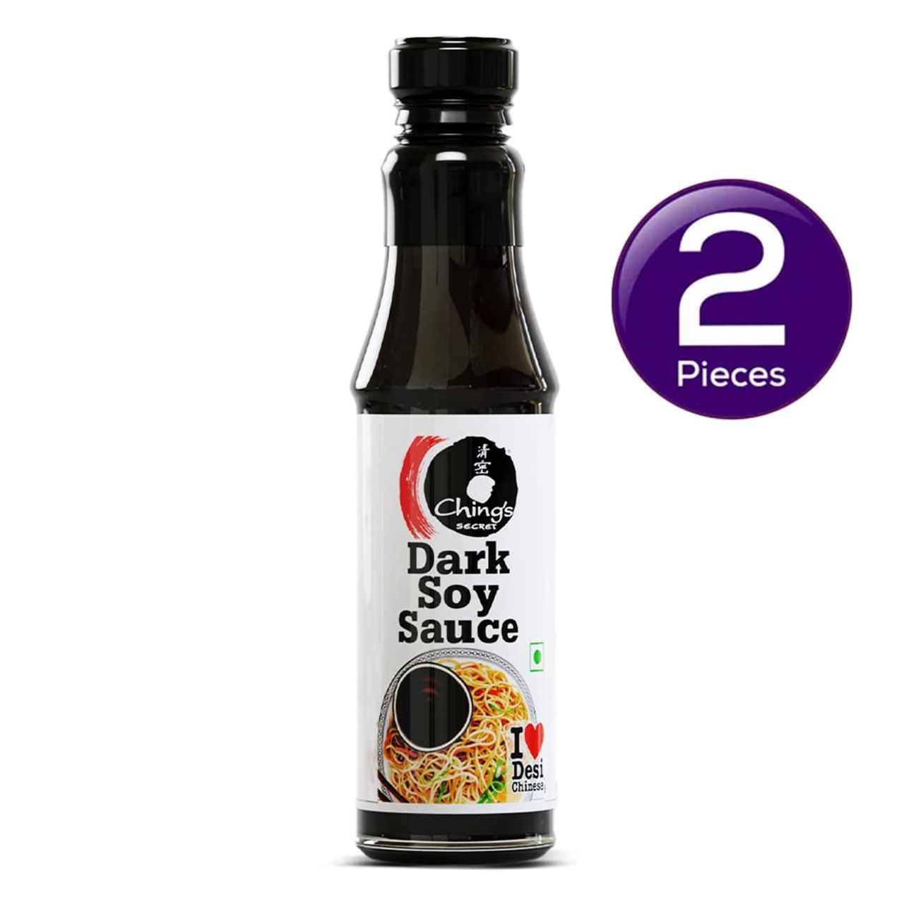 Ching's Secret Dark Soy Sauce, Rich, Brown and Zesty (210g) Combo