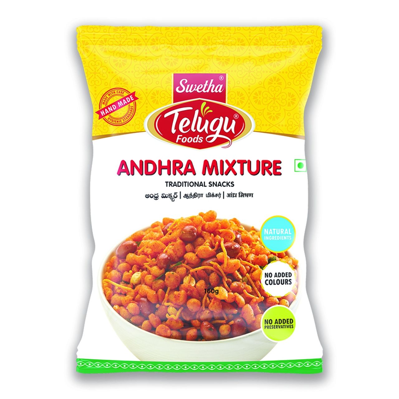 Swetha Telugu FOODs Andhra Mixture Pouch