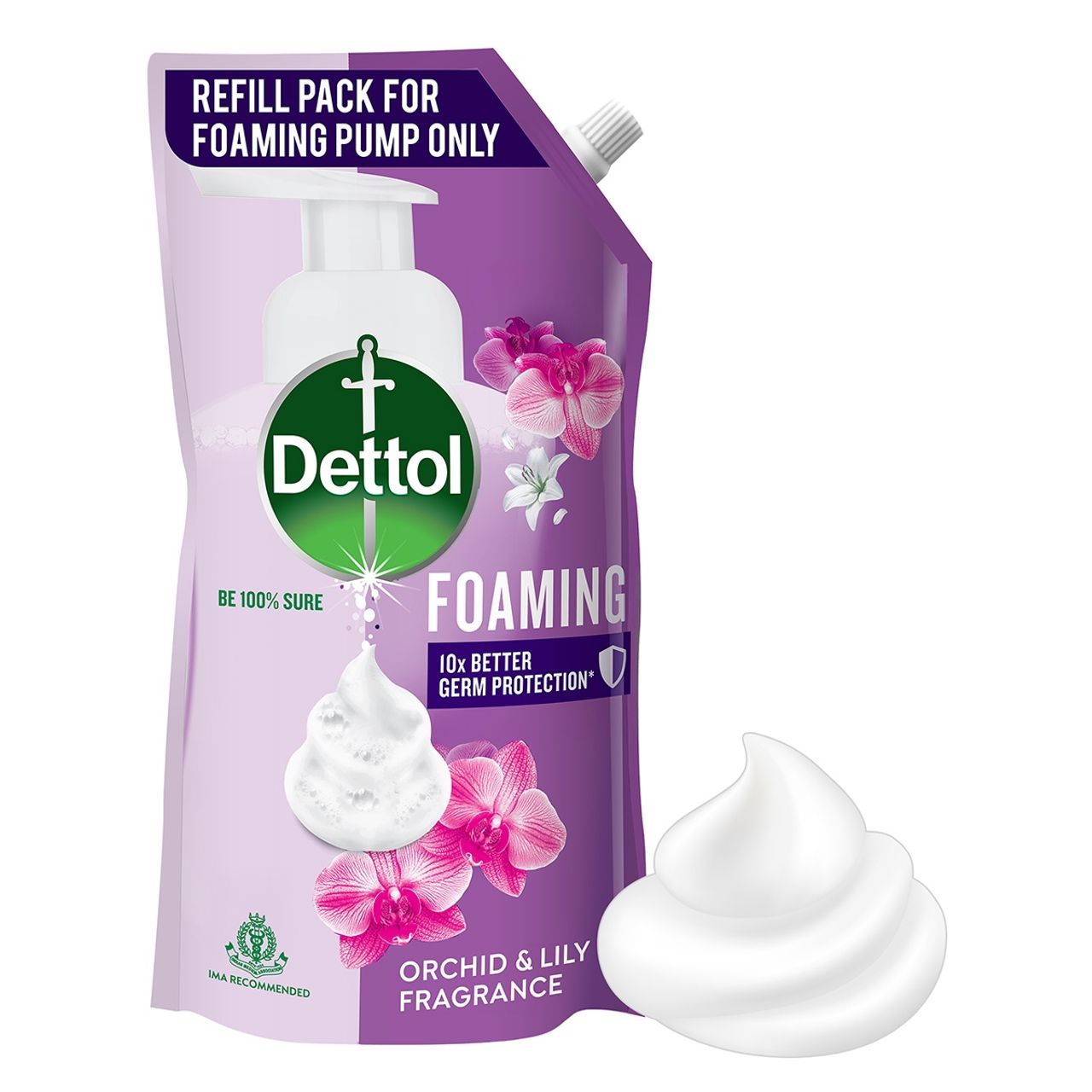 Dettol Orchid and Lily Fragrance Foaming Handwash