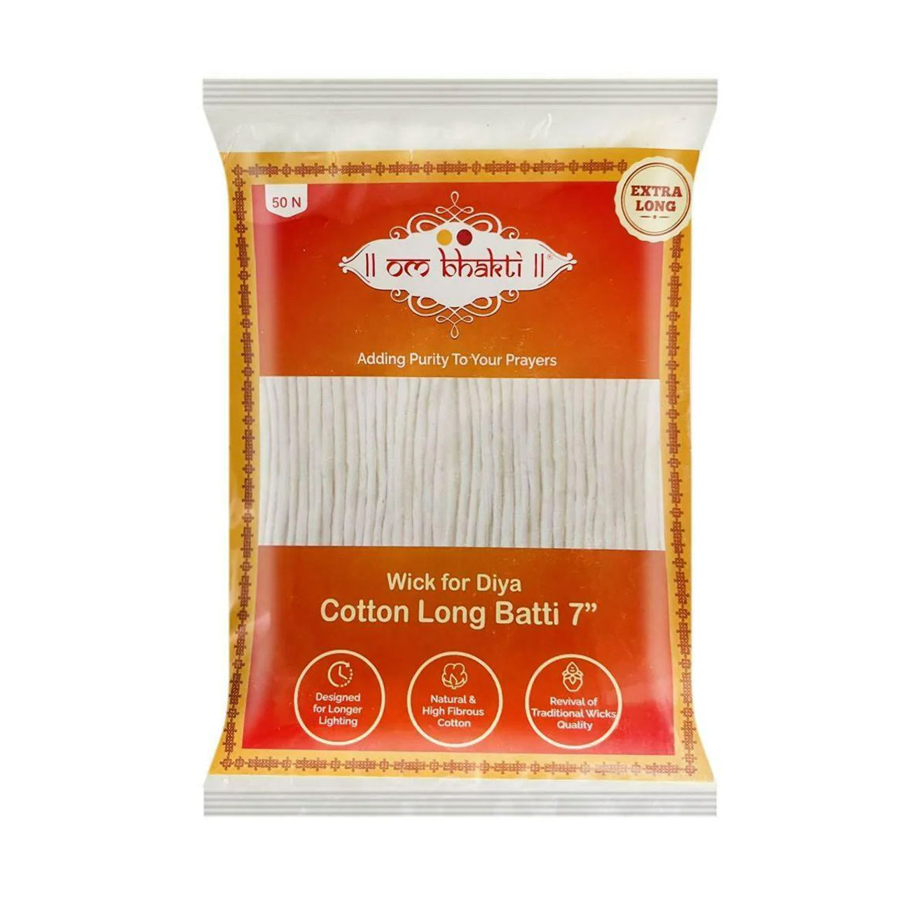 Om Bhakti Cotton Long Batti