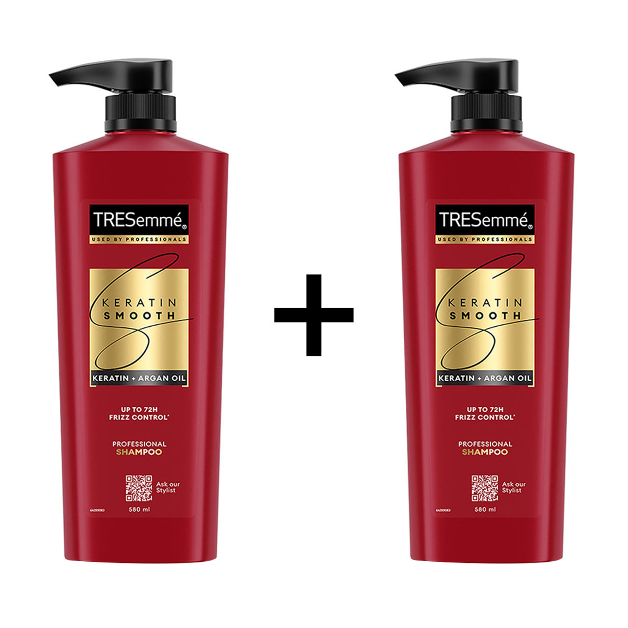 Tresemme Keratin Smooth Shampoo 580 ml X 2 Combo